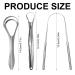Buy Stainless Steel Tongue Cleaner Set - Antimicrobial Stable Handles for Fresh Breath | Tongue Scraper & Brush - Buy Online on GoSupps.com