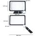 Foldable Magnifying Light with Gluing Handle Foldable Reading Magnifier 48 LED Lights for Old People Seniors for Books Reading - Buy Online on GoSupps.com