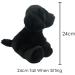 VFM Black Labrador Soft Toy - Lifelike 30cm Dog Plush - Buy Online on GoSupps.com