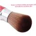 1PC Retractable Powder Brush Travel Nail Dust Brush Portable Face Blush Brush with Cover Red - Buy Online on GoSupps.com
