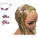 XIAHIOPT Punk Sequins Star Shape Hair Clip and Hairband Hair Clip Taking Photo for Woman Girl Spring -Slip Tiaras 1 - Buy Online on GoSupps.com