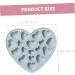 Ciieeo 8 Pcs Mold Christening Favours for Guests Halloween Decor Ice Cubes Chocolate Hand Decor Heart Decor Candy Chocolate Candy Decor Food Grade Silicone Baking Tools Pastry 17.1x15.1cmx4pcs Bluex4pcs - Buy Online on GoSupps.com