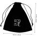 Mikinona 3 Pcs Hair Dryer Storage Bag Hair Straightener Bag Travel Hair Blow Bag Hair Dryer Bag Black Flannel - Buy Online on GoSupps.com