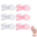Healifty 12pcs Double Hole Toe Splitter Hammertoe Splint Hammer Toe Straightener Thumb Protector Big Toe Spreader Orthopedic Toe Separator Toe Spreaders Foot Finger Separator Toe Support As Shown 5.6x2cm