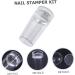 FRCOLOR 4 Fully Transparent Handle with Lid Silicone Seal Nails Kits Nail Art Stamper Manicure Rubber Stamp Decked Accessories Manicure Stamper Nail Kits Peg Board Plastic Child With Cover 6X3cm Transparent Color - Buy Online on GoSupps.com