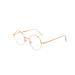 rainbow safety men's women's round reading glasses retro hippie 60s Lennon style (+2.50D)