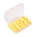 Ear plugs for sleeping 5 pairs of hearing protection earplugs foam hearing protection plug noise protection earplugs for loud noises snoring learning concerts yellow+red