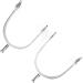 2PCS Horse Spurs West Cowboy Horse Boot Spurs Round Head English Spur Harmless to The Horse for Horsemanship Lovers - Buy Online on GoSupps.com