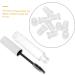 Angoily 10pcs Eyelash Tube Eyelash Growth Tubes oil Empty Tube Clear Eyelash Mascara Plastic White - Buy Online on GoSupps.com