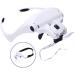 Magnifying Head Magnifier Magnifying Glasses with Led Lighting Hands-Free Frontal Loupes for Sewing Precision Repairing Made in China - Buy Online on GoSupps.com
