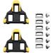 SHIMANO SPD-SL Yellow Cleat Set | Self Aligning Cleat | One Size - Buy Online on GoSupps.com