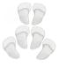 Hemoton 3 Pair Clear High Heels Insoles for Heels Heel Grips Cushions Thicken Foot Cushion of Foot Insoles Gel Half Insoles Floor Mat Arch Support Non- Women's Insole Heel Cushion Picture 1 L