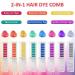 8-Piece Temporary Hair Color Chalk Comb Set for Kids | Instant Hair Dye for Parties & Cosplay - Includes Gloves & Scarf - Buy Online on GoSupps.com