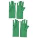 Ipetboom 2 Pairs Nail Gloves Elastic Spandex Rubber Nails Anti-uv