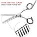 Professional Stainless Steel Dog & Cat Grooming Scissors | Eye Cutting Tools | 17x6.6cm Fello Care - Buy Online on GoSupps.com