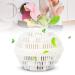 Laundry Ball Ball for Washing Machine - Reusable EcO Friendly - Removes Stains and Prevents Allergies - White (White)