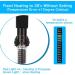 Silkwish Mini Aquarium Heater 25W for 4-20L Tanks | Small Heating Stick with Suction Cups & Temperature Stickers | Maintains 26 | 107cm Power Cable - Buy Online on GoSupps.com