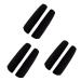 Milist 12 pcs seat belt cushion Belt shoulder pad seating belt upholstered safety belt covered car belt protection car blackx3st mediumx3pcs