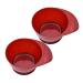 2 pieces baked oil bowl hair color bowl hair permanent shaft tools barbershop colored hat bowl color mixed bowl scales bowage bowl