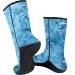 Anti-Slip Neoprene Socks for Snorkeling and Scuba Diving by Cressi: Quality since 1946 Large Camo Blue
