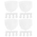 Leapiture 2 Set Thumb Valgus Orthosis Silicone Orthosis Set Orthotic Toe Suit Toe Alignment Splint Super Large Air Hole Design
