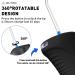 Water Dental Flosser with 7 Tips - Portable Rechargeable Oral Irrigator | IPX7 Waterproof 4 Modes | Travel-Friendly 320ml Tank - Black - Buy Online on GoSupps.com