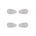 NicelyFit Clear Screw-in Type Nose Pads for Oakley Eyewear Glass Frames Fuller Tincup Conductor Wingfold etc. 2 Pairs