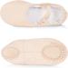 Sanoto Girls Ballet Shoes - Leather Sole Dance Flaps & Gymnastics Shoes for Children (Sizes 22+) - Perfect for Yoga & Ballet - Buy Online on GoSupps.com