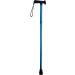 Deluxe 4-Part Folding Adjustable Aluminium Metallic Compact Walking Stick Cane for Men Ladies and Women with Soft Grip Gel Handle 33.5 37.5 Blue - Buy Online on GoSupps.com