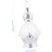 PLAFOPE 1pc Perfume Bottle Scented Cosmetic Sprayer Bottle Refillable Liquid Bottle Empty Perfume Container Mini Spray Bottle Humidifier Empty Glass Composite Material Perfume Rack Travel 9X4X4CM Silver - Buy Online on GoSupps.com