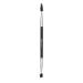 Nanshy Spoolie Double-Ended Eyelash & Eyebrow Brush - Brow & Eye Lash Brush for Eyelash Extensions & Natural Eyelashes - Spoolie Eyelash Comb & Mascara Brush - Vegan & Cruelty-Free - Black Onyx Black