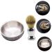 Mikinona Men's Wet Shaving Brush Set - 2-Piece Impact Bowl & Razor Brush for Easy Grooming | International Shipping Available - Buy Online on GoSupps.com