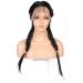 Buy BGHJUE N Wig - Fashion Fish Bones Synthetic & 50% Human Hair Glueless Wig with Side Fringe for Women - High Density Stylish Wigs - Buy Online on GoSupps.com