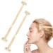Face Lift Tape Tapes for Facelifting Facelift Bands with Clips Face Lift Band Invisible Hairpin Face Lift Tapes and Bands with Hair Clips Instant Face Lift Bands and Straps Beige 2 Pieces