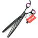 8.0 inches Professional Dog Grooming Scissors Set Straight & thinning & Curved & chunkers with Comb in 1 Set (Black) - Buy Online on GoSupps.com