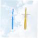 Frcolor 4-Piece Silicone Training Toothbrush Set & Teething Toy for Babies | Soft Safe Earth Tone Baby Care Essentials - Buy Online on GoSupps.com