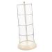 minkissy Powder Puff Storage Box Cotton Pads Container Cotton Pad Holder Rotatable Cosmetic Storage Rack Rotatable Jewelry Organizer Rotating White Sponge Eggs Plastic Travel Shelf