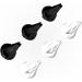 Ear Cleaner Replacement Tips 6 Reusable Replacement Nozzle Soft Silicone Tips for Kryzma Electric Ear Wax Removal Tool Kit Triple Jet Stream with 3 Pressure Settings Prevents Ear Wax Buildup