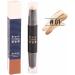 Double Ended Waterproof Brightener Highlighter Stick Easy Makeup Long Lasting Deepen Outline Double Ended Design for a Attractive Look Waterproof and Sweatproof (1#) - Buy Online on GoSupps.com