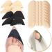 Crazy bean 4 pair of heel cushion heel holder heel stickers 4 pairs of toe pads for high heels shoe filler pain deposits prevent color c