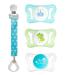 Chicco pacifier Micro 3-pack perfect for premature and newborn babies lightweight with mini teat including box & pacifier strap