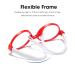 Children's Silicone Frame Glasses | Anti-Blue Light Radiation Resistant Computer Glasses for Kids | Light Black - Buy Online on GoSupps.com