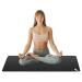 Miuqaokl grounding mat ground mat for sleeping 60 x 90 cm with 4.5 m of ground line reduces inflammation improves sleep helps with fear ground mat at home work black