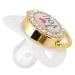 Bling Baby Pacifier Set - Non-Toxic & Healthy | 'I Love You' Design - Perfect for Parties | Stylish Loss-Prevention Features - Buy Online on GoSupps.com