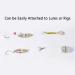 Dr.Fish LED Fishing Lures Kit - Deep Drop Lights - Trolling Spoons - Underwater Flasher Diamond Lights - Halibut Rig - Pack of 5 - Buy Online on GoSupps.com