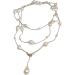OralGos Fashion Double Strand Necklace - Charm Sweater Chain for Parties & Weddings - Long Plastic Necklace - Buy Online on GoSupps.com