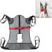 Transfer Nursing Sling Lifter Transfer Strap Full Body Lifter Toilet Sling Split Leg Stretcher for Elderly and Disabled People
