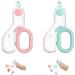 ANIROY LED Pet Nail Clippers Pet Dog and Cat Nail Clipper Nail Trimmer Trim Your Pets Nails Easy and Pain-Free (Pink+Blue) - Buy Online on GoSupps.com