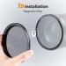 K&F Concept 67mm Magnetic Variable ND Filter Kit | ND2-ND32 (1-5 Stops) | Adjustable Neutral Density Filter with 28 Coatings & Waterproof Design - Buy Online on GoSupps.com