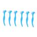 PartyKindom 6 Pieces Tool False Toothbrush Cleaning Brush Interdental Brush Denture Child 1 piece (1 pack) Bluex2pcs